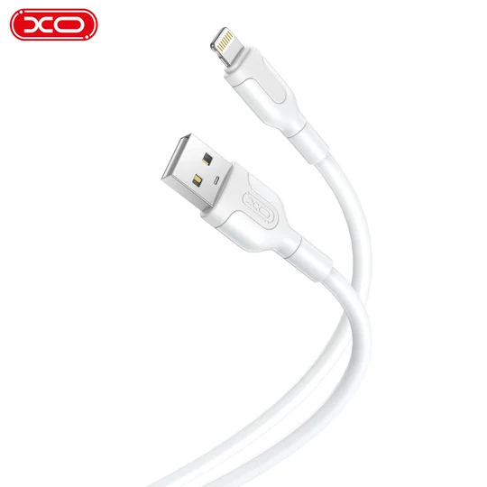 XO NB251 Silikon USB-A to iP Data Şarj Kablosu (1M)